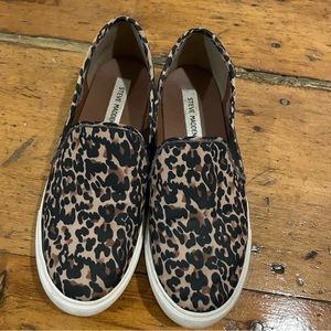 Steve Madden Leopard Slip-on Sneakers